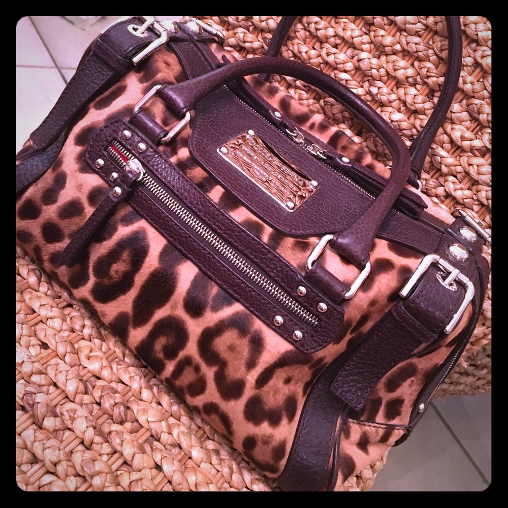 Dolce & Gabbana Leopard Print Satchel